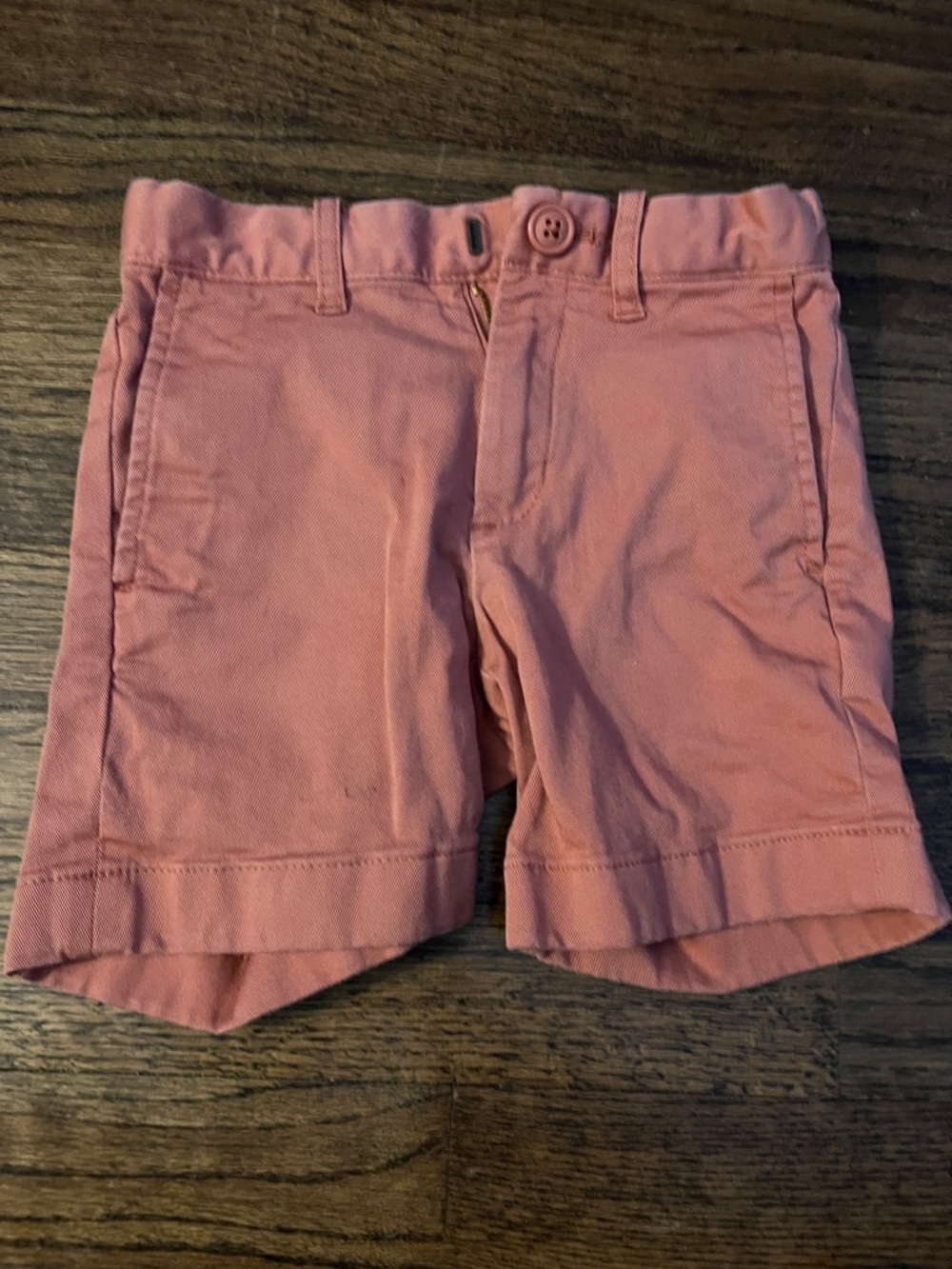 Crewcuts Pink Coral Twill Shorts